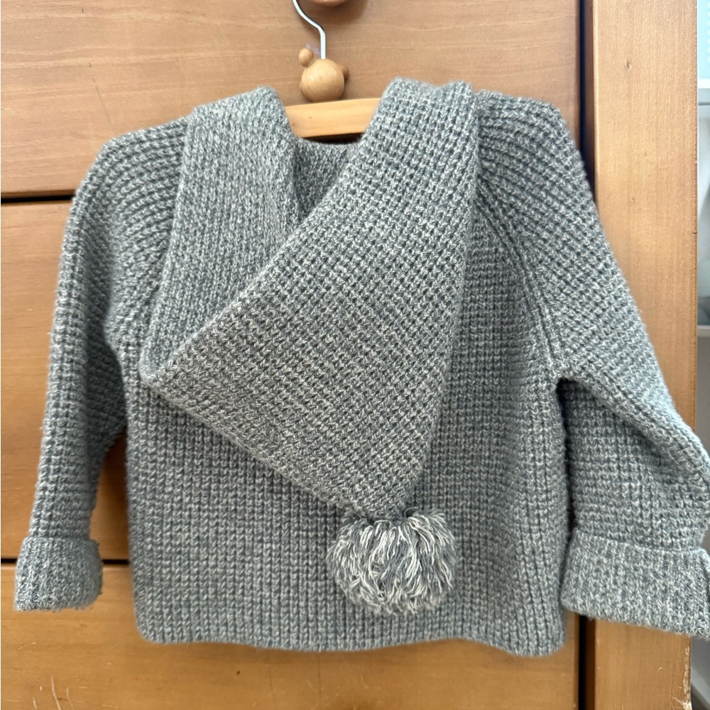 Rylee + Cru Heather Gray Knit Cardigan